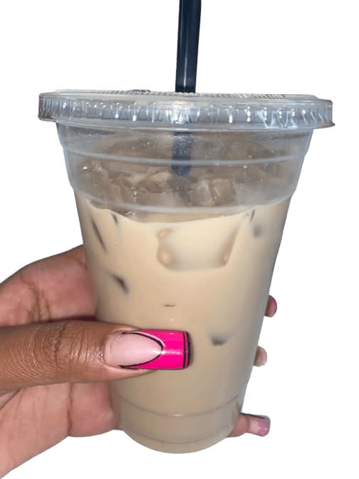 Iced latte from Northside Coffee